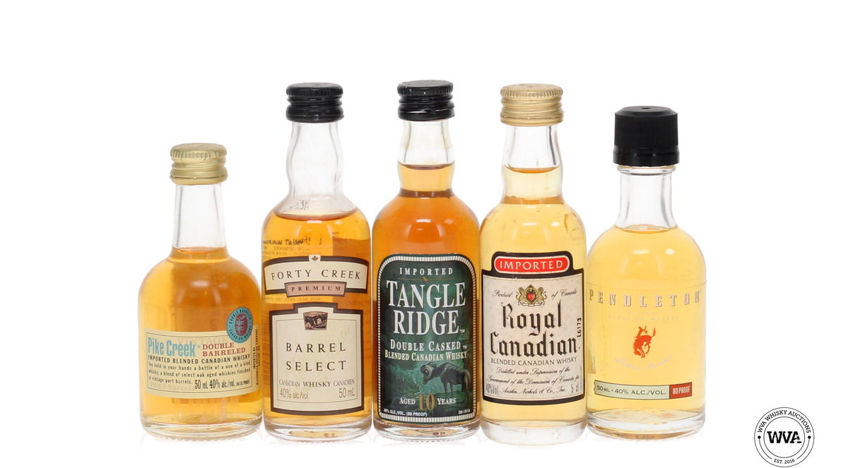 Canadian Whiskey Miniatures