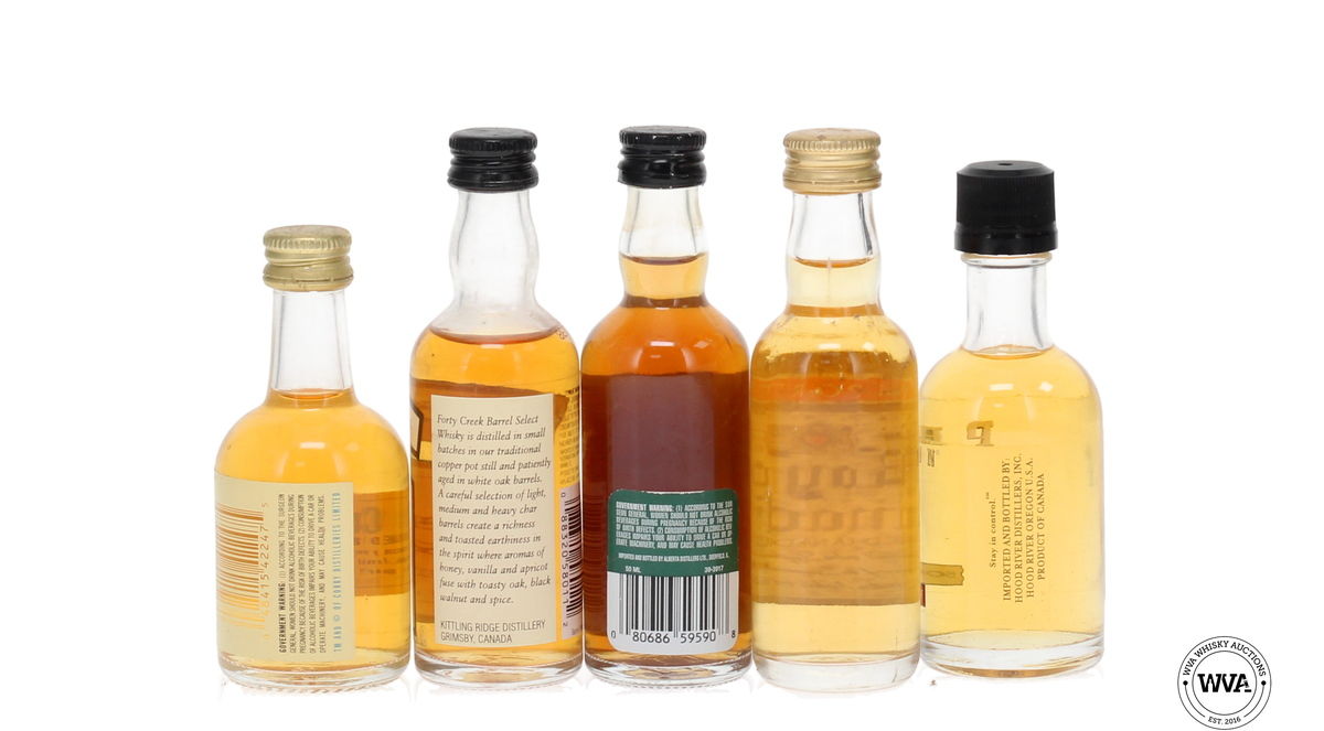 Canadian Whiskey Miniatures