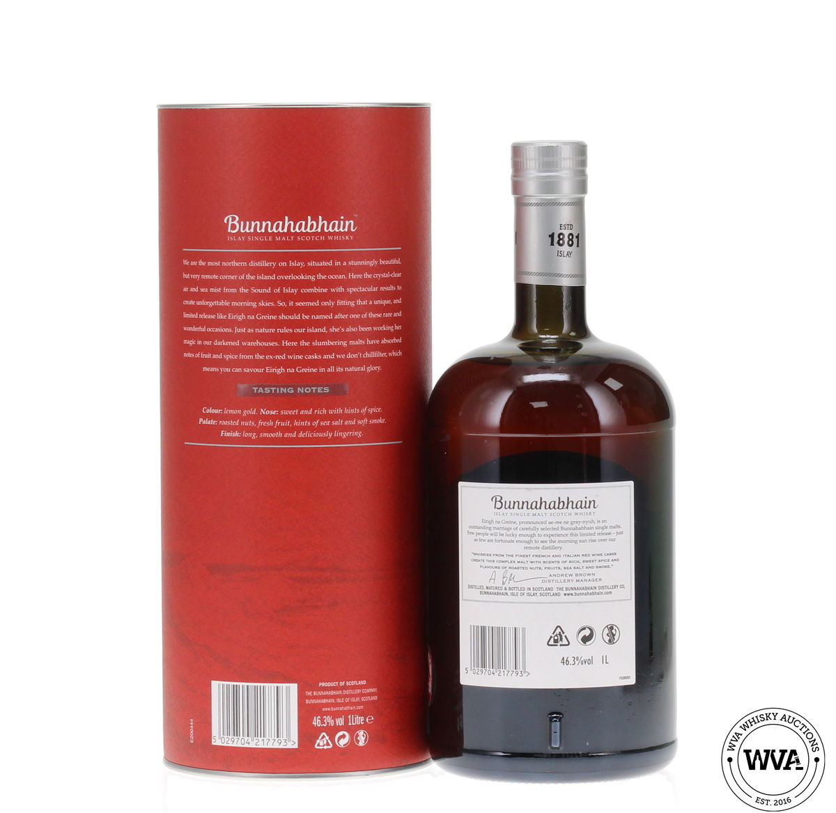 Bunnahabhain - Eirigh Na Greine Travel Retail Exclusive