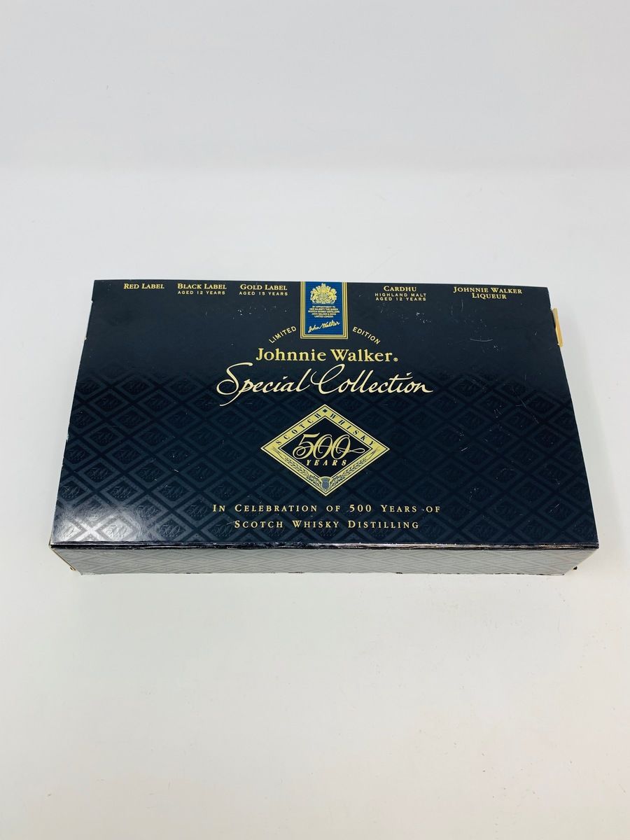 ASSTD JOHNNIE WALKER WHISKY MINIATURES CASE 