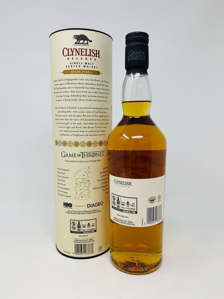 CLYNELISH GAME OF THRONES HOUSE TYRELL