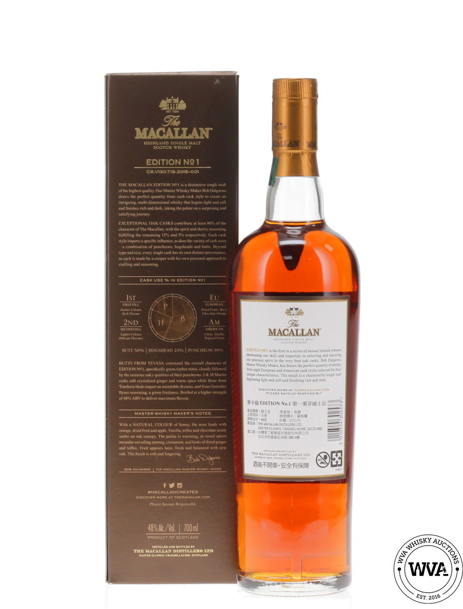 Macallan Edition No.1 Import