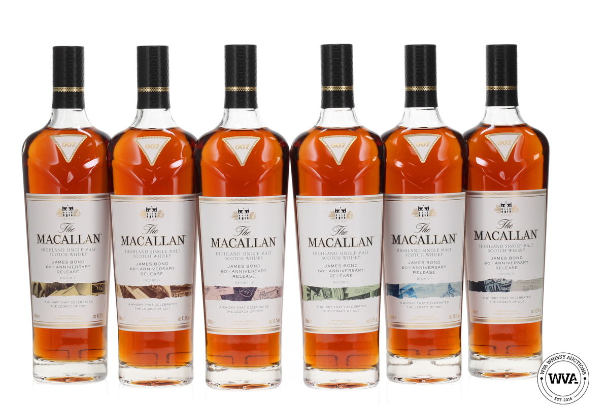 Macallan James Bond 60th Anniversary - Decades I - VI