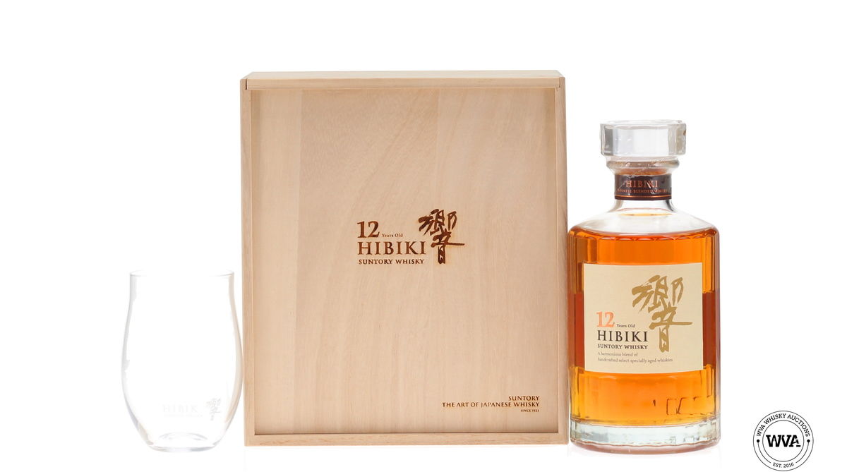Hibiki 12 Year Old & Glass