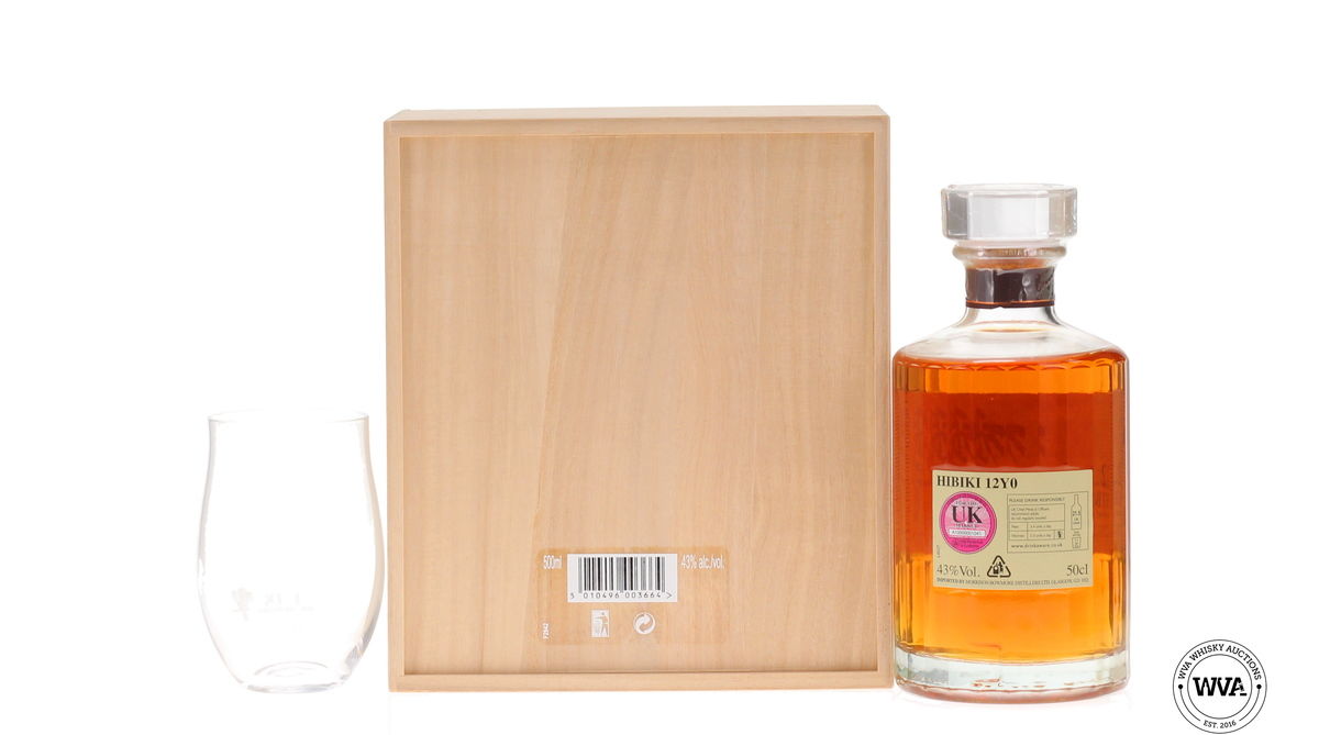 Hibiki 12 Year Old & Glass