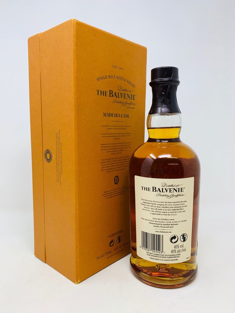 BALVENIE 21 YEAR OLD MADEIRA CASK