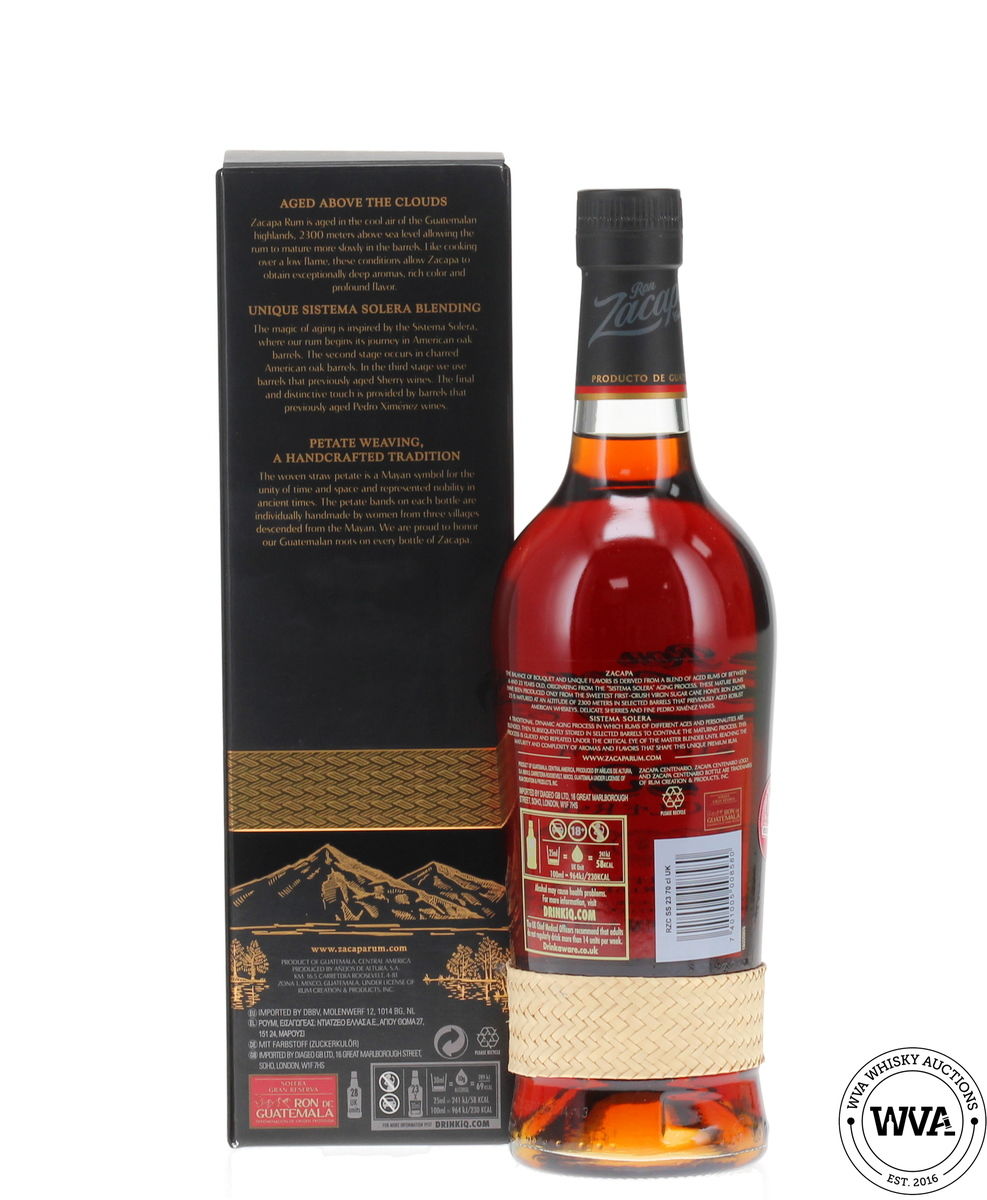 Ron Zacapa Centenario Sistema Solera 23 Rum