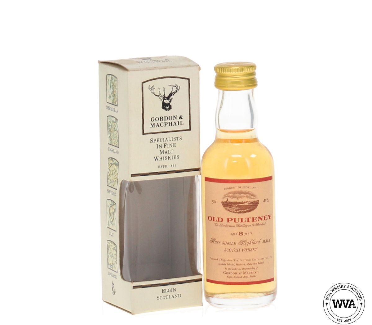 Old Pulteney 8 Year Old - Gordon & Macphail Miniature