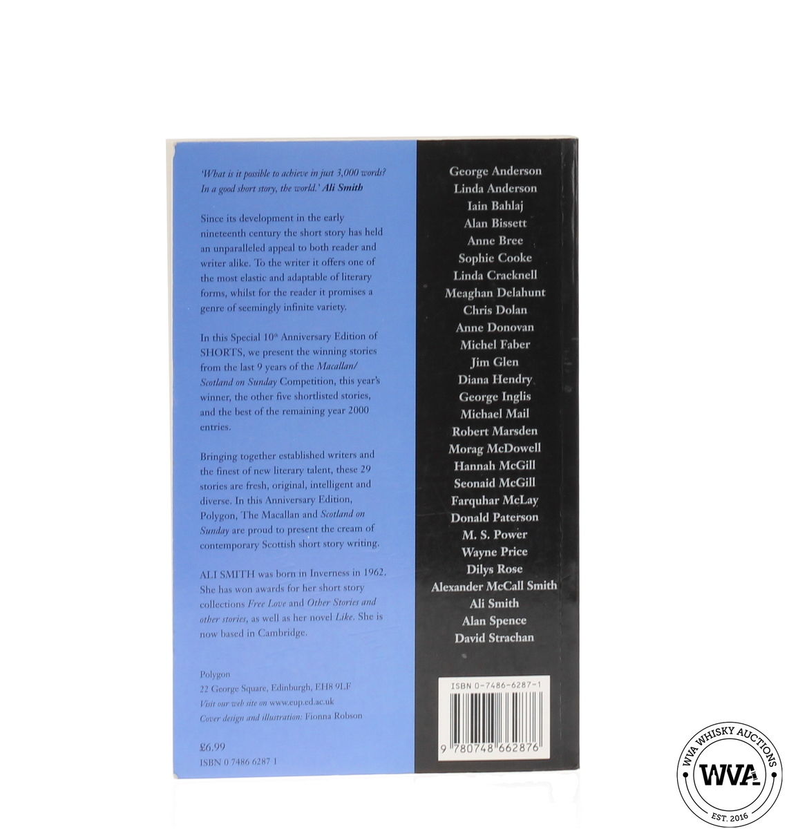 Macallan - Short Story Collection - Ali Smith 10th Anniversary Edition