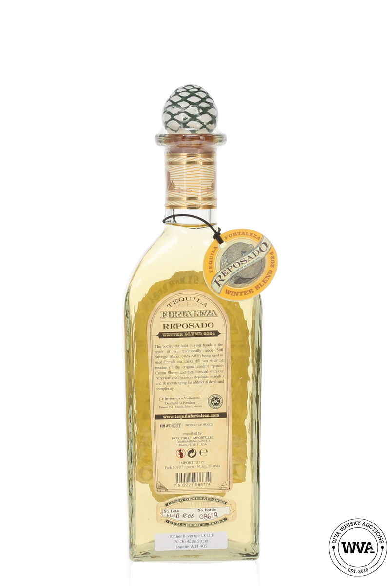 Fortaleza Reposado Tequila Winter Blend 2024 Fortaleza Reposado Tequila Winter Blend 2024