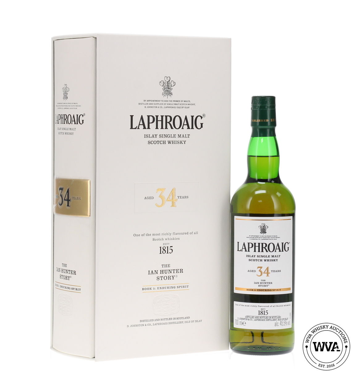 Laphroaig 34 Year Old - The Ian Hunter Story - Book 5 Enduring Spirit