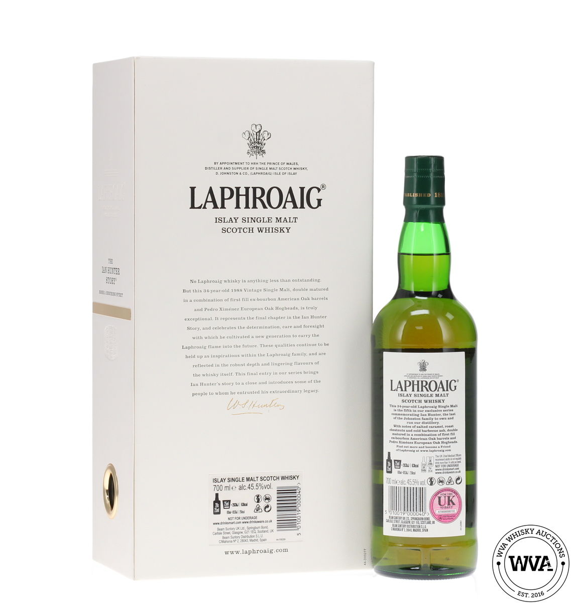 Laphroaig 34 Year Old - The Ian Hunter Story - Book 5 Enduring Spirit