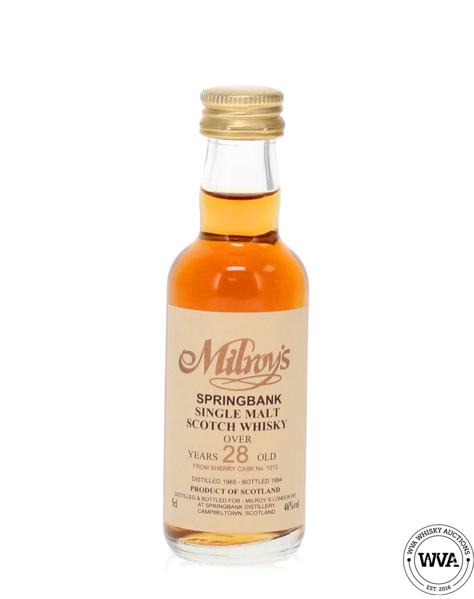Springbank 28 Year Old 1965 #1210 - Milroy's Miniature