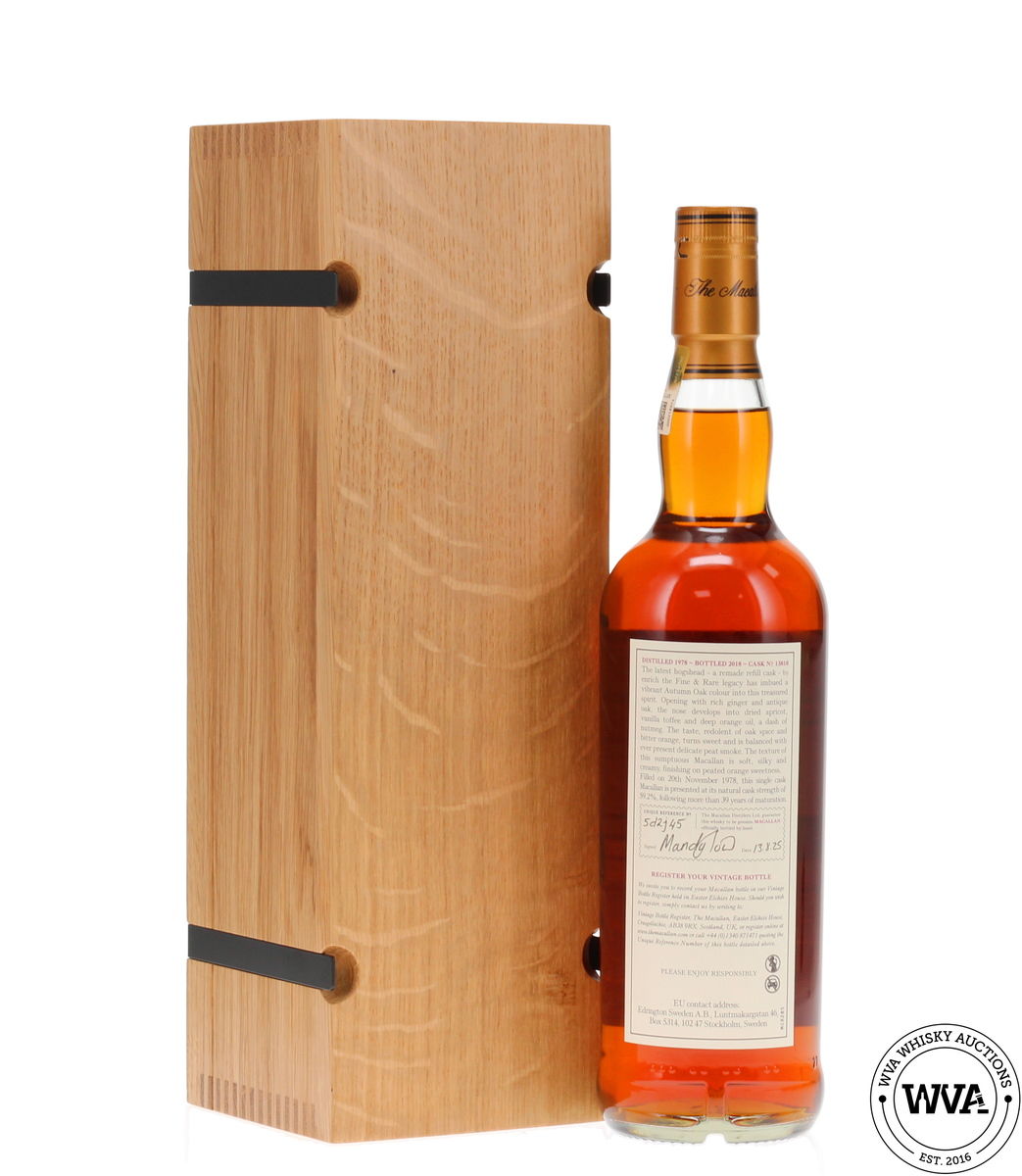 Macallan 39 Year Old 1978 #13810 - Fine & Rare