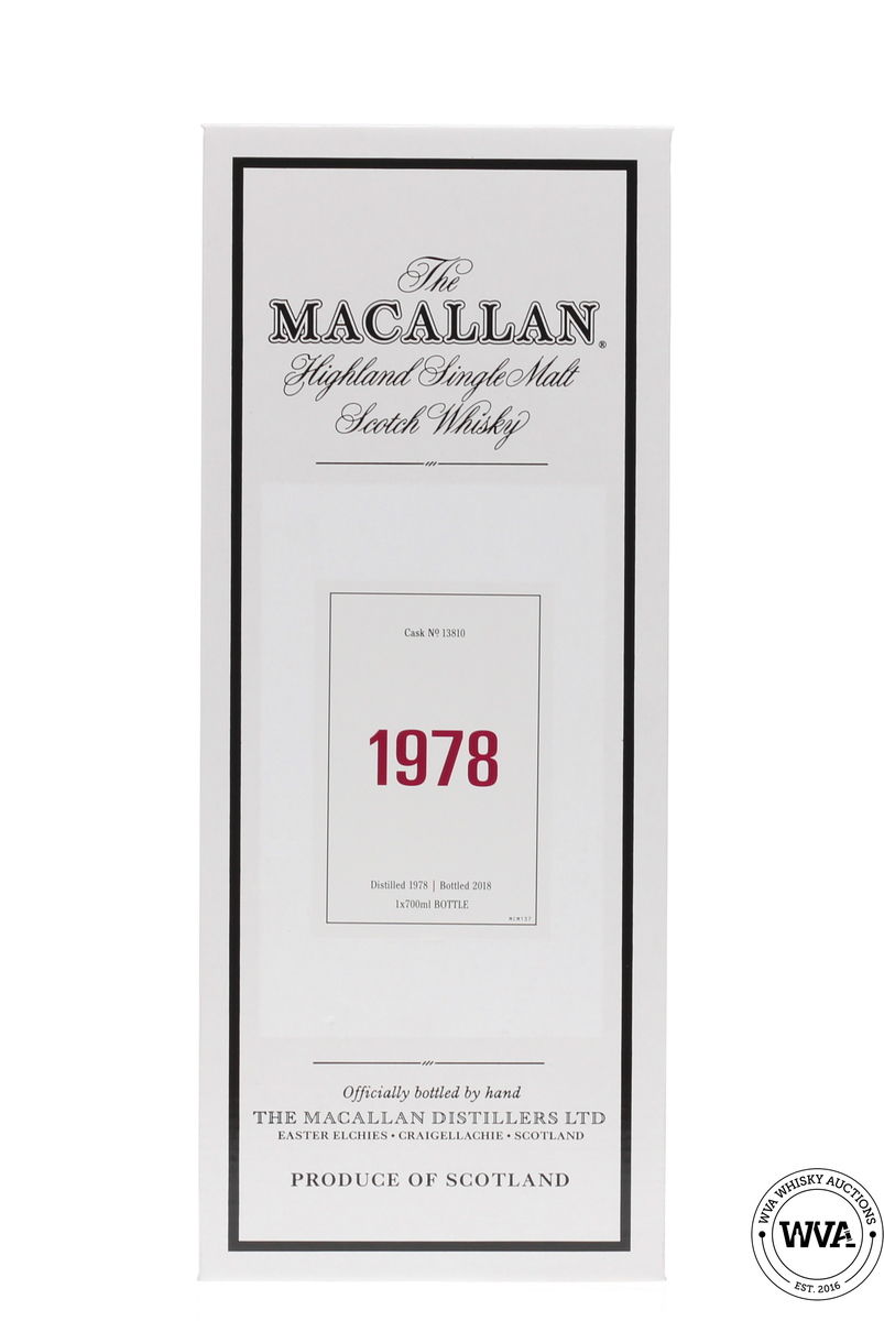 Macallan 39 Year Old 1978 #13810 - Fine & Rare