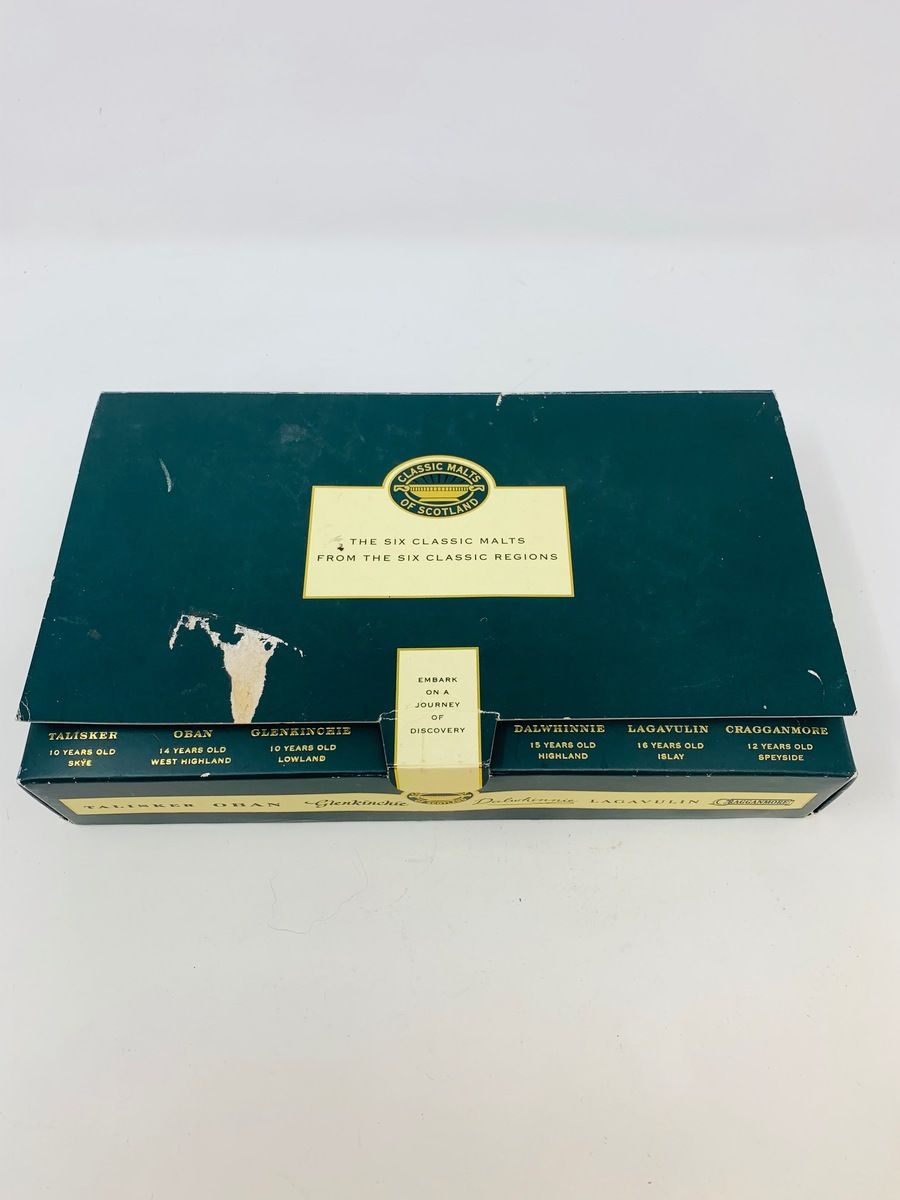 THE CLASSIC MALTS MINIATURES SELECTION BOX (INCLUDING THE LAGAVULIN 16 WHITE HORSE DISTILLERY MINATURE)