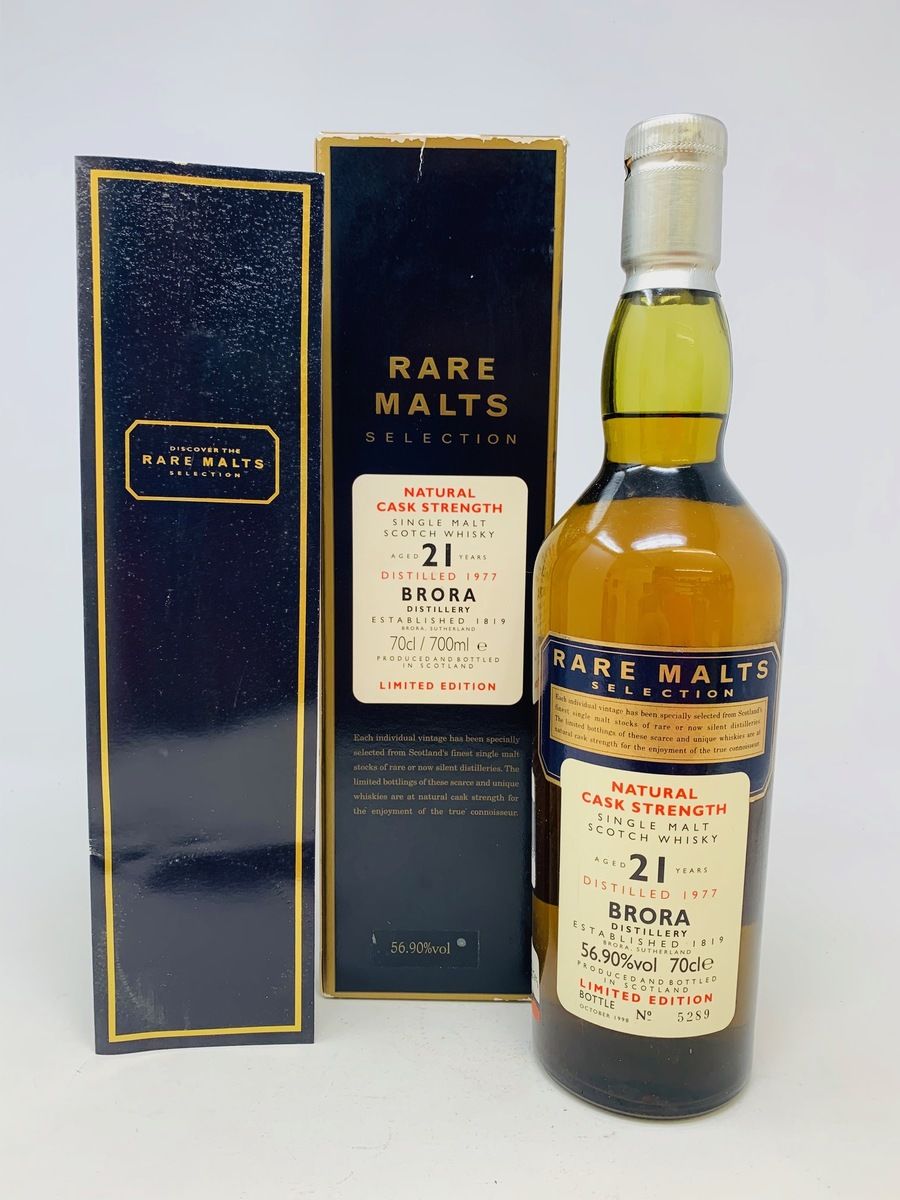 BRORA 1977 21 YEAR OLD RARE MALTS SELECTION BRORA 1977 21 YEAR OLD RARE MALTS SELECTION