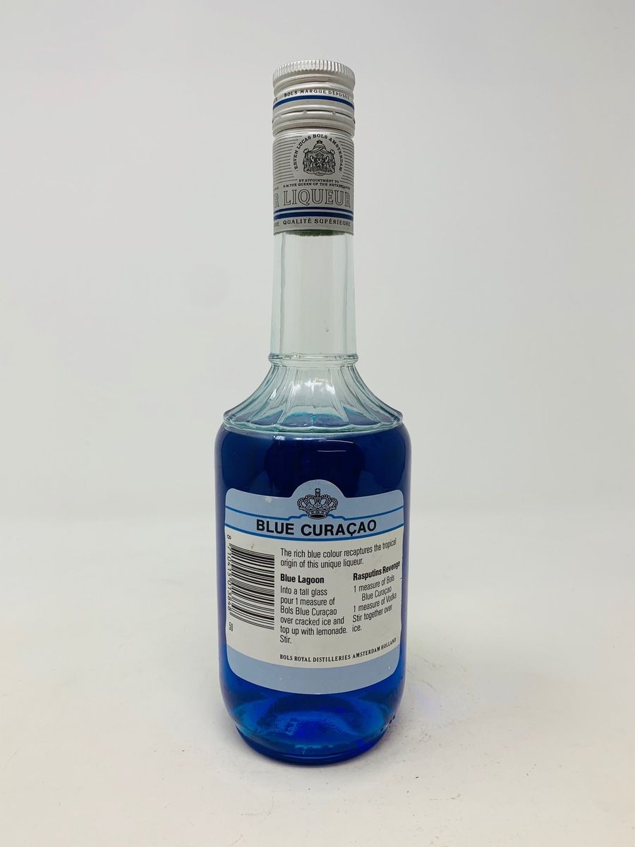BOTTLE OF BOLS BLUE CURACAO
