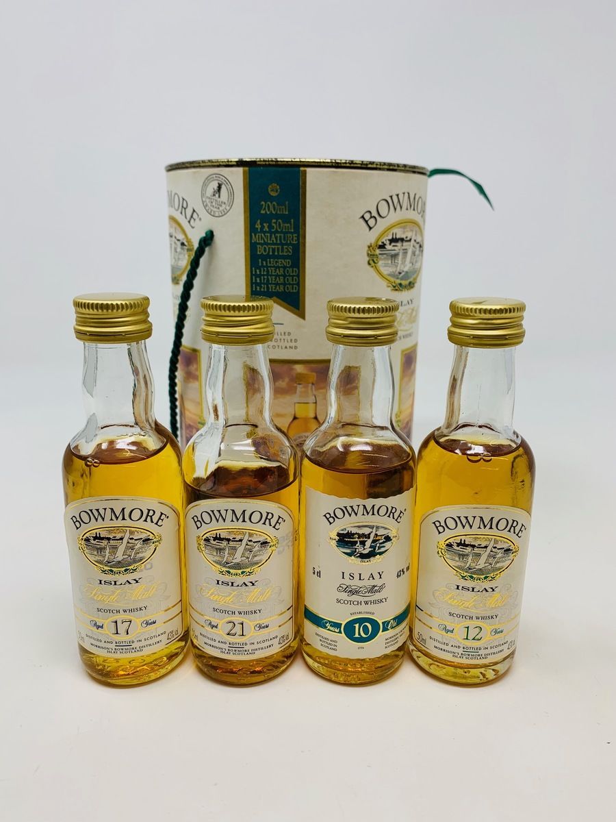 BOWMORE MINIATURE PACK 4 X 5CL 