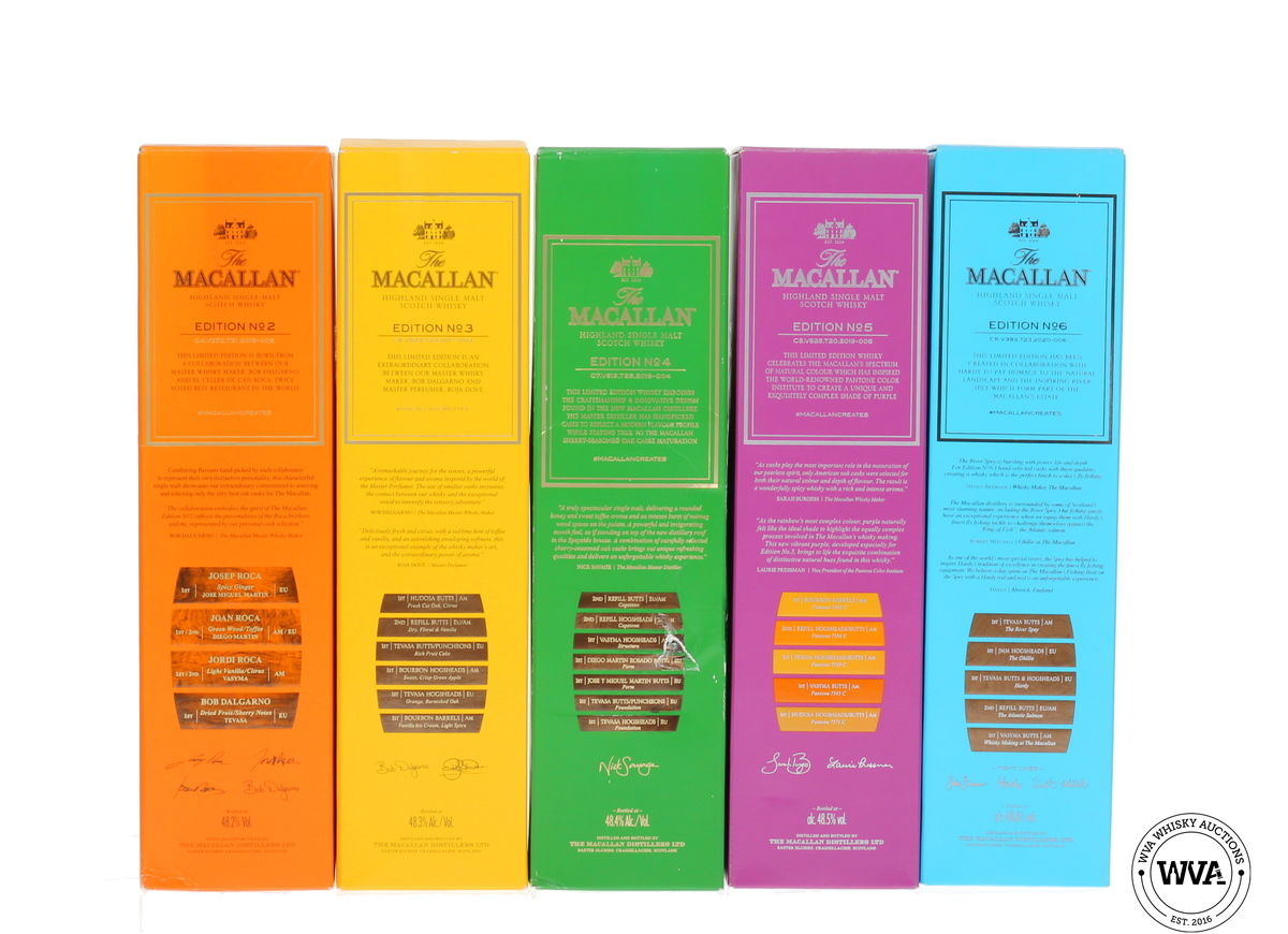 Macallan Editions Set (1-6) 