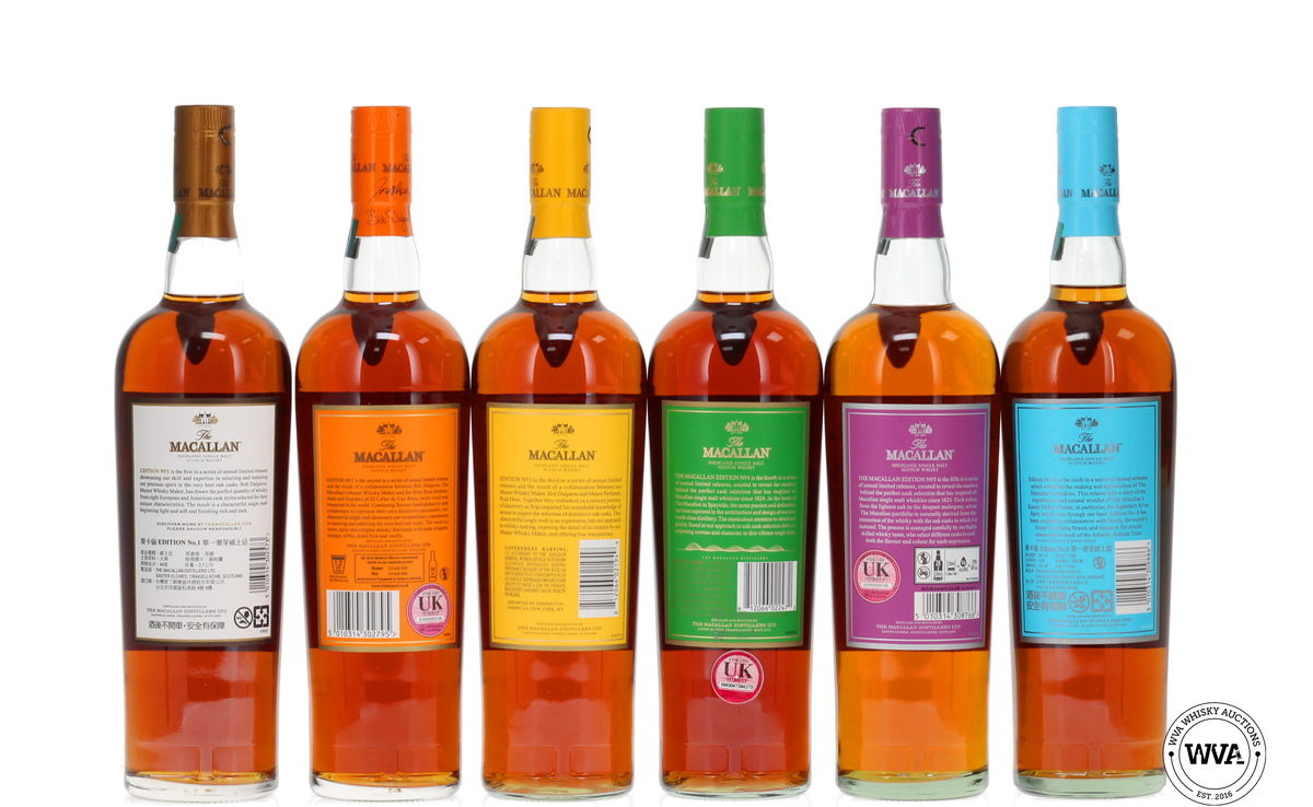 Macallan Editions Set (1-6) 