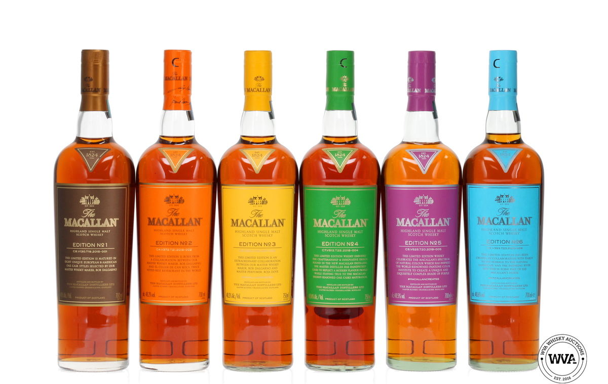 Macallan Editions Set (1-6) 
