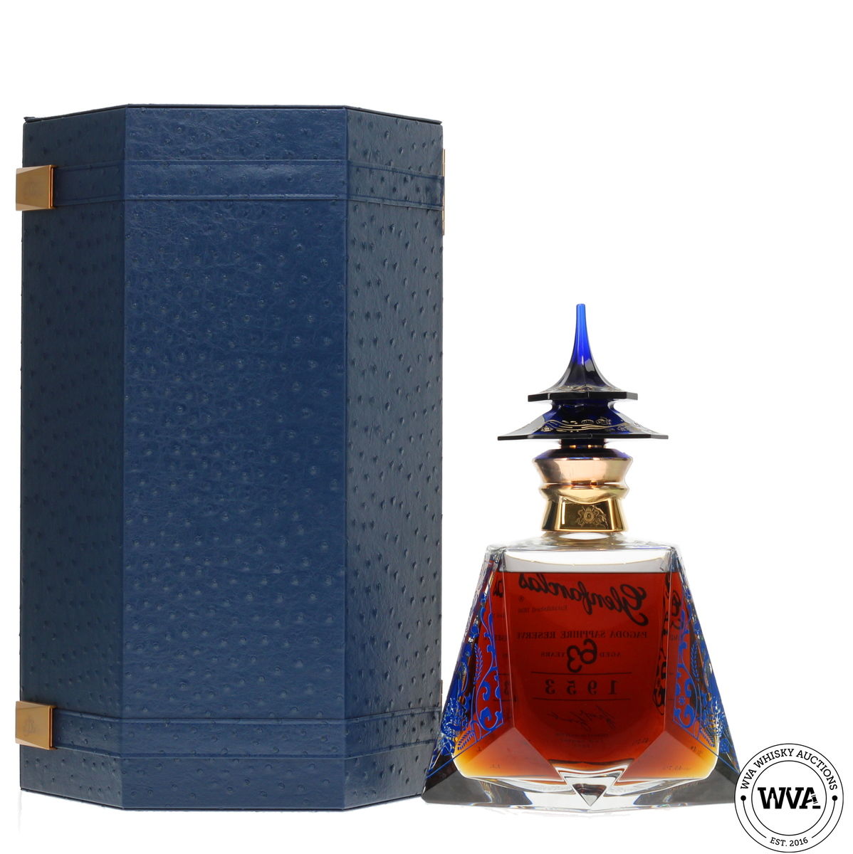 Glenfarclas 63 Year Old 1953 #1677 1.5ltr Magnum - Pagoda Sapphire Reserve - Gold Edition - Decanter No.1 Of 45