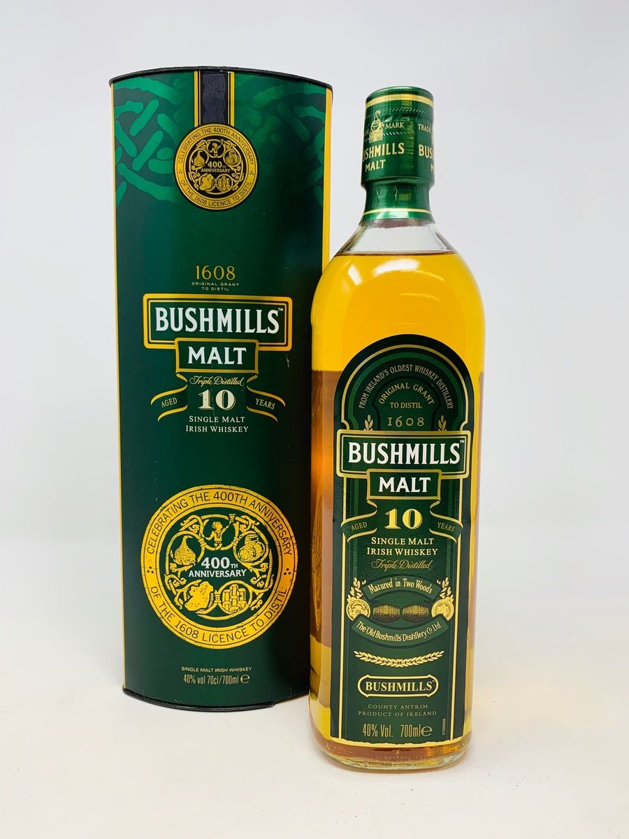 BUSHMILLS 10 YEAR OLD 400TH ANNIVERSARY 