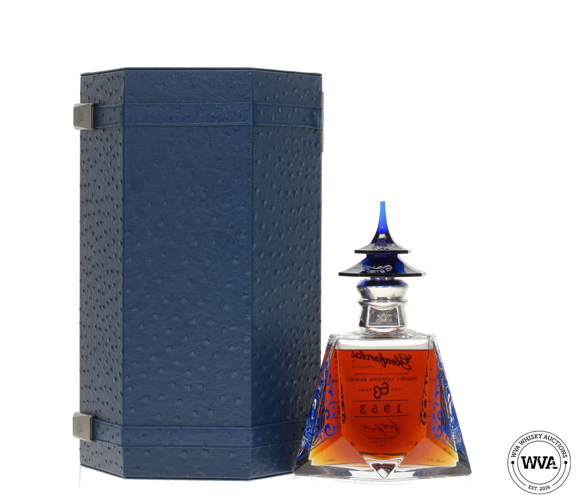 Glenfarclas 63 Year Old 1953 #1677 - Pagoda Sapphire Reserve (Silver Edition) 