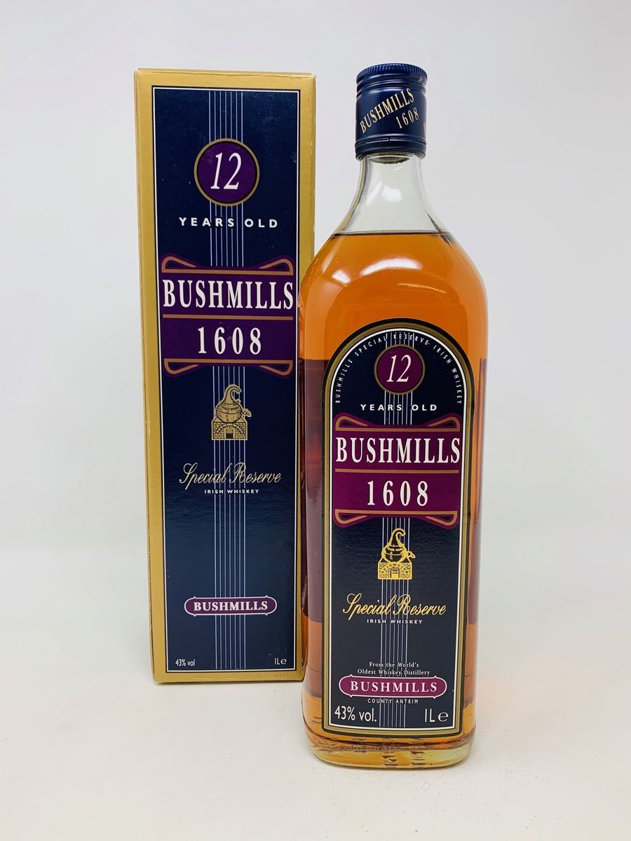 BUSHMILLS 1608 12 YEAR OLD SPECIAL RESERVE