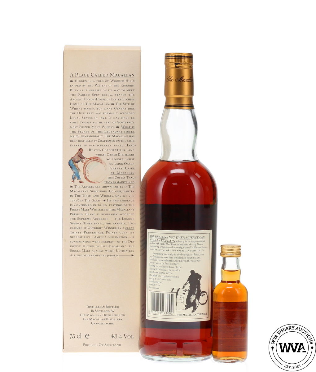 Macallan 1971 18 Year Old & Miniature