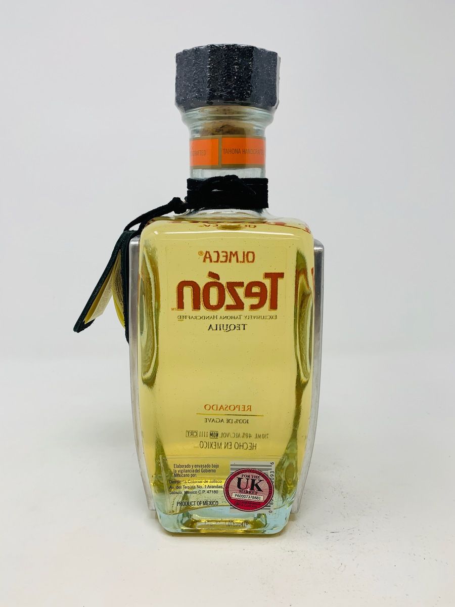 OLMECA TEZON EXCLUSIVLY TAHONA HANDCRAFTED TEQUILA