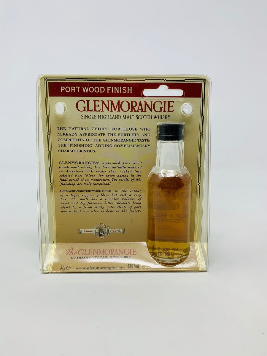 GLENMORANGIE PORT WOOD FINISH MINIATURE