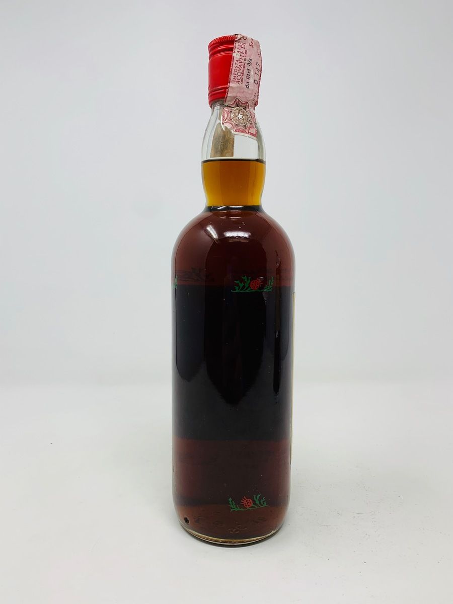 MACALLAN GLENLIVET 12 YEAR OLD THISTLE STENCIL BOTTLE