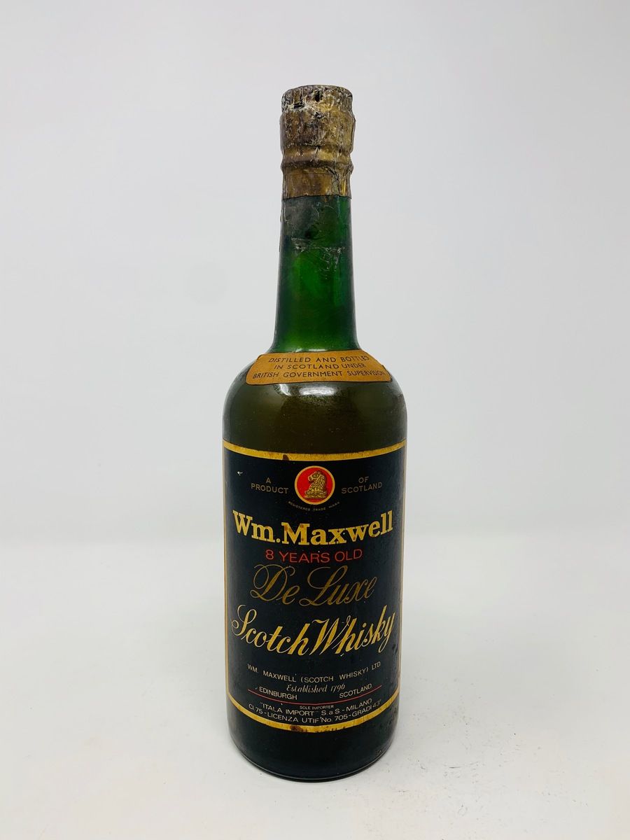 WM. MAXWELL DE LUX 8 YEAR OLD 