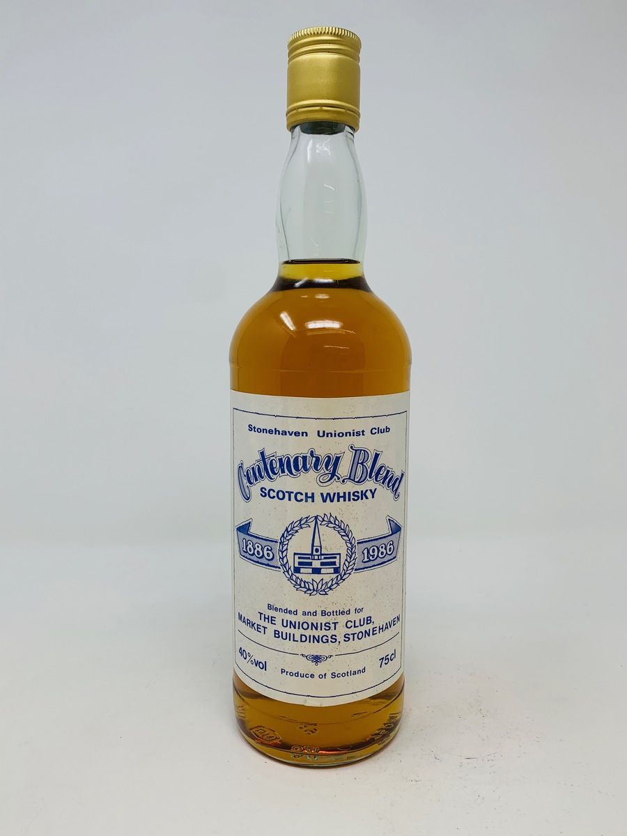CENTENARY BLEND THE UNIONIST CLUB STONEHAVEN