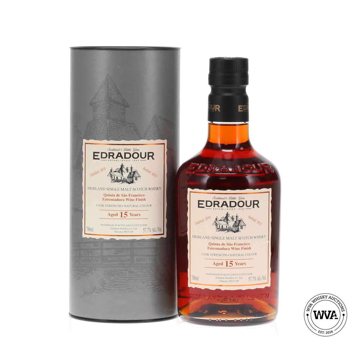 Edradour 15 Year Old 2010 - Quinta De Sao Francisco Estremadura Wine Finish