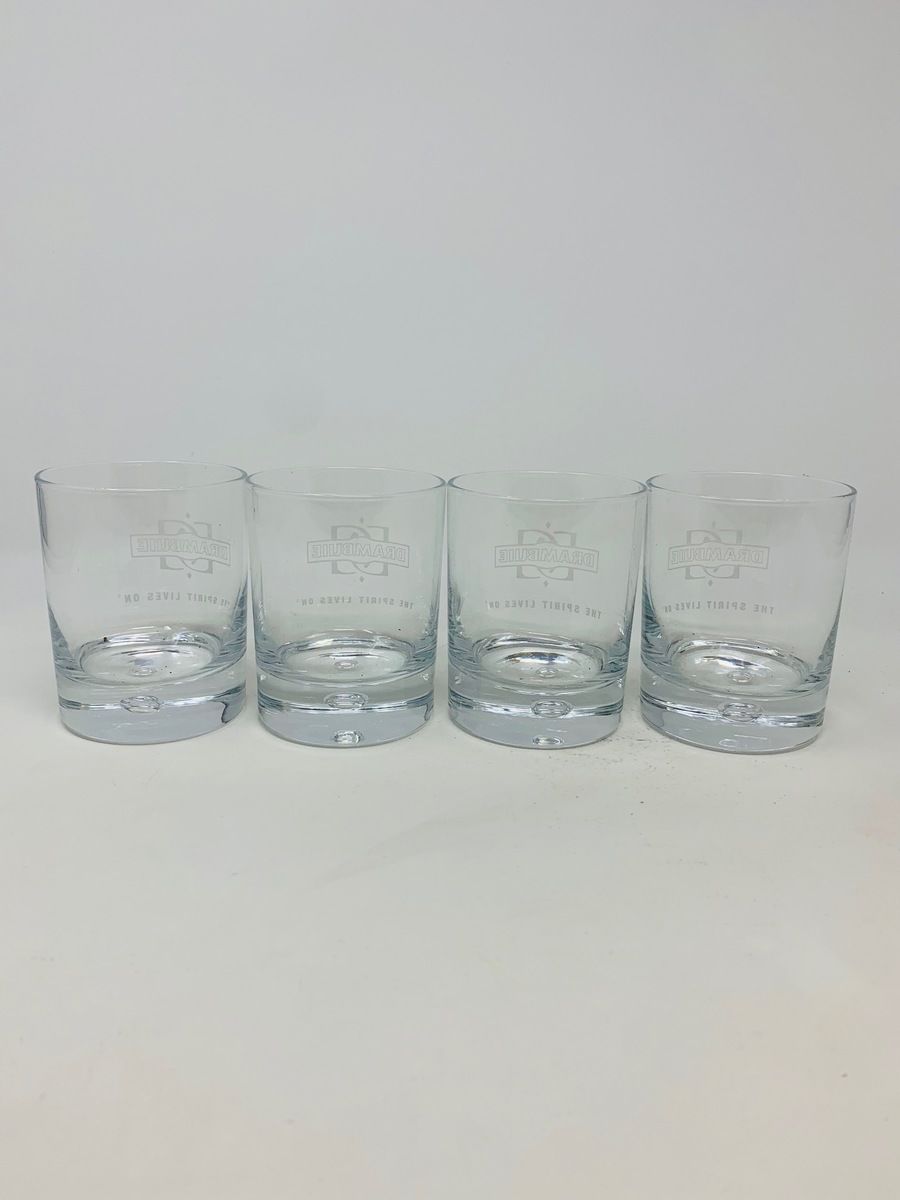 4 X DRAMBUIE GLASSES