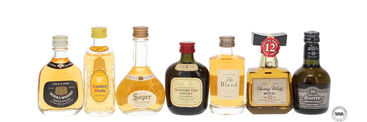 Japanese Whisky Miniatures