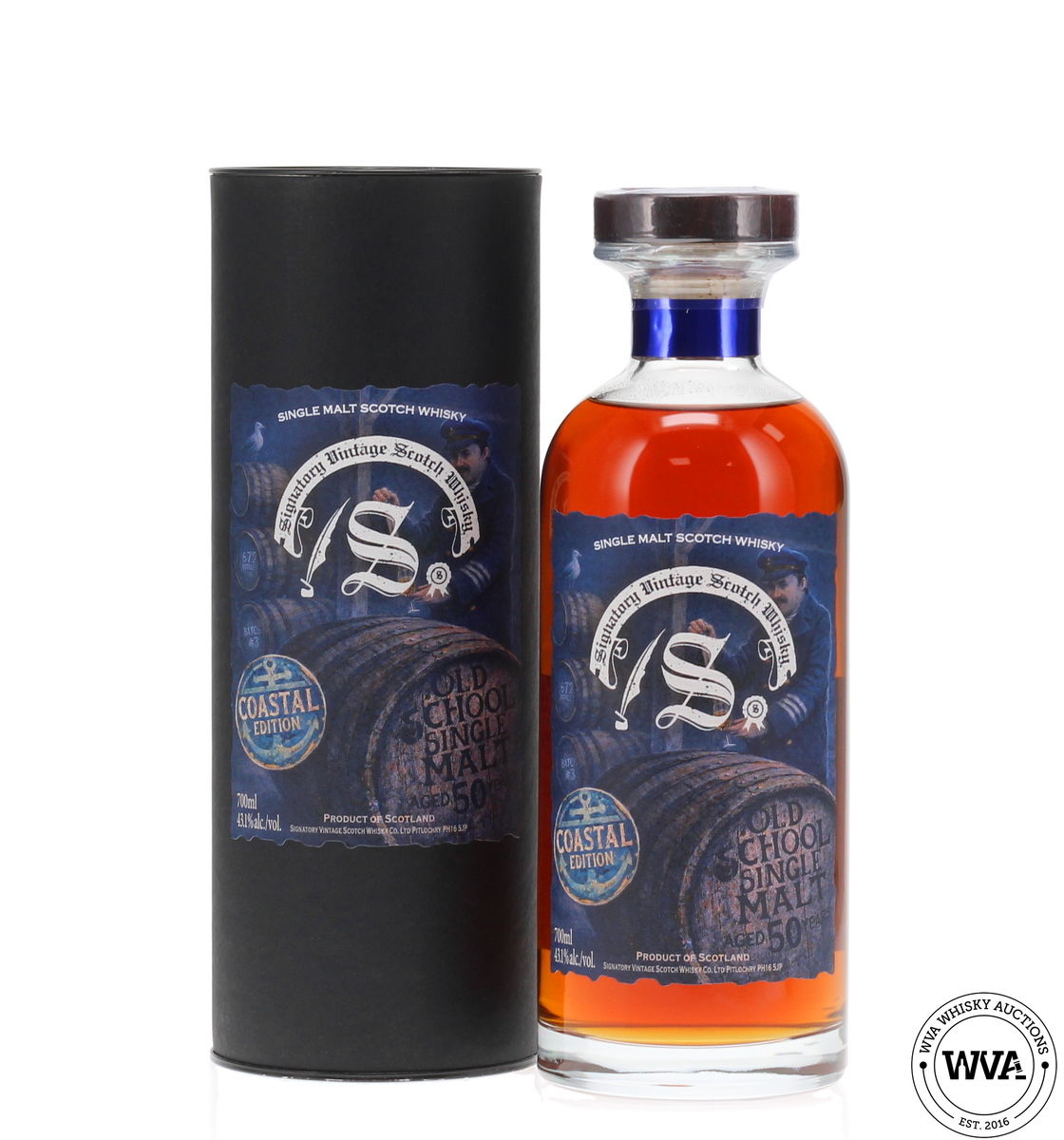 Old School Single Malt 50 Year Old Coastal Edition - Signatory Vintage