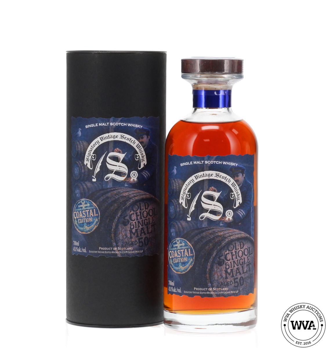 Old School Single Malt 50 Year Old Coastal Edition - Signatory Vintage