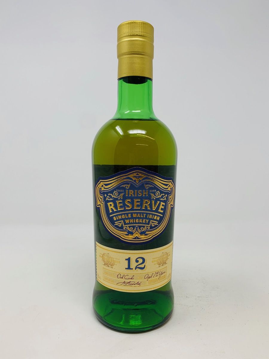 IRISH RESEVRVE 12 YEAR OLD SINGLE MALT WHISKEY