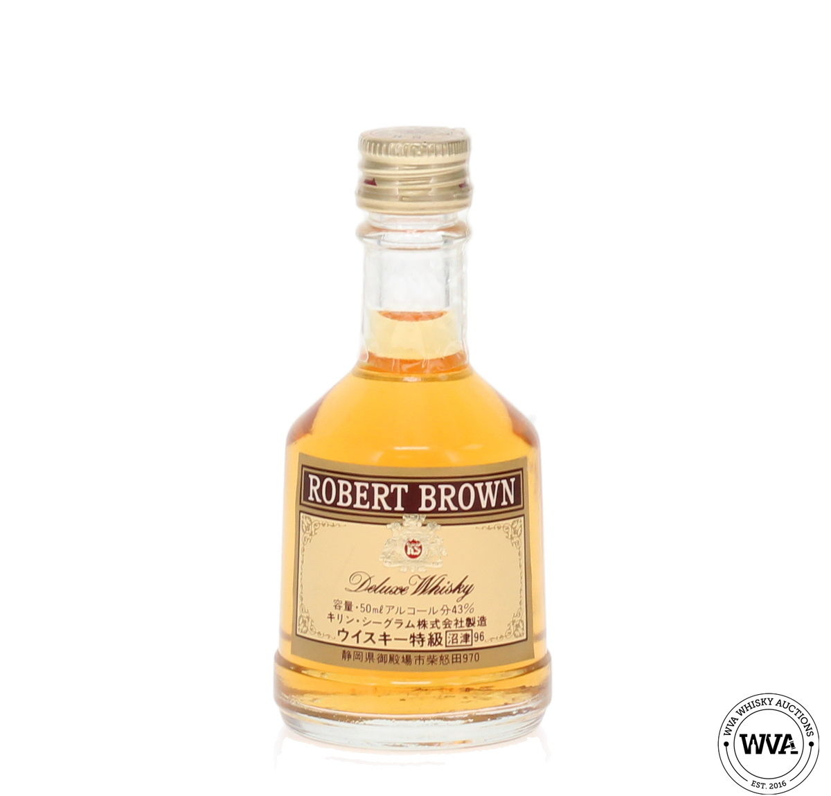 Robert Brown Deluxe Whisky Miniature
