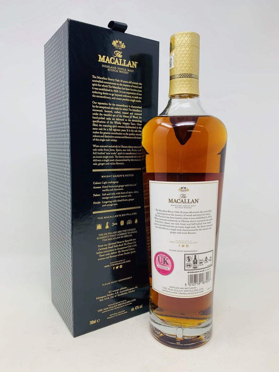 MACALLAN 18 YEAR OLD 2020 RELEASE