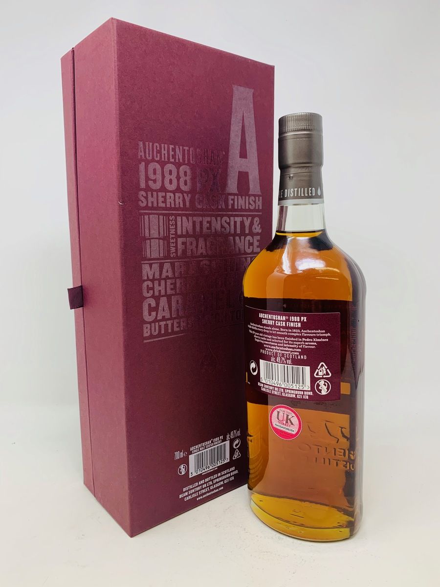 AUCHENTOSHAN 29 YEAR OLD 1988 PX SHERRY CASK FINISH