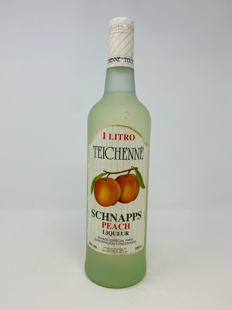 TEICHENNE PEACH SCHNAPPS 1 LITRE
