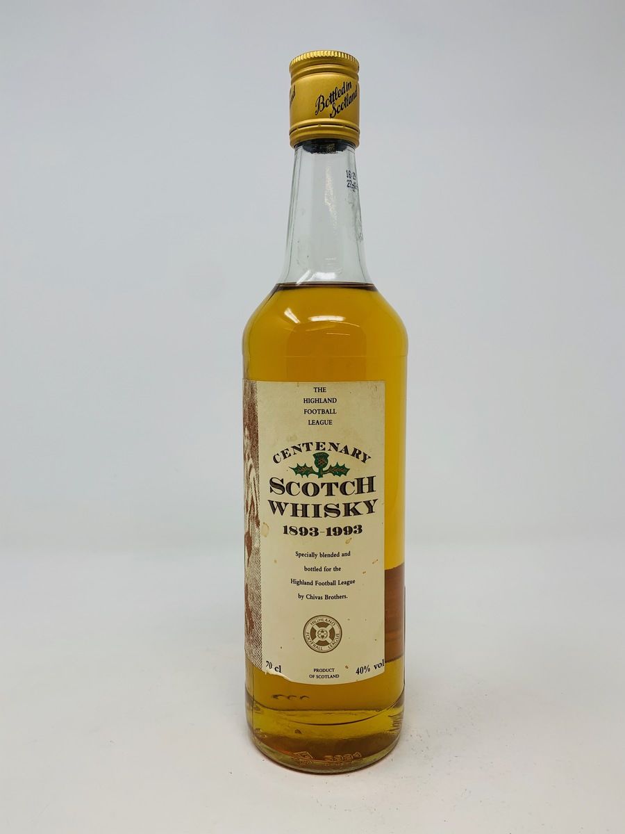 CHIVAS BROTHERS CENTENARY SCOTCH WHISKY HIGHLAND FOOTBALL LEAGUE