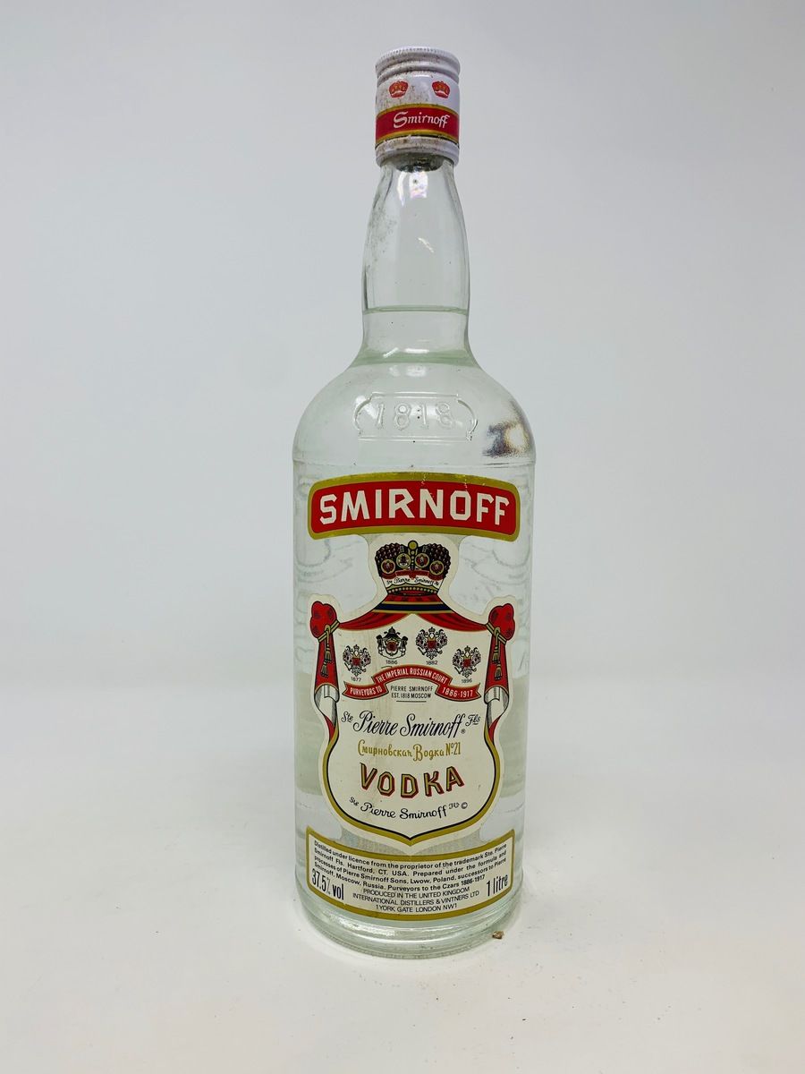 SMIRNOFF RED LABEL VODKA 1 LITRE