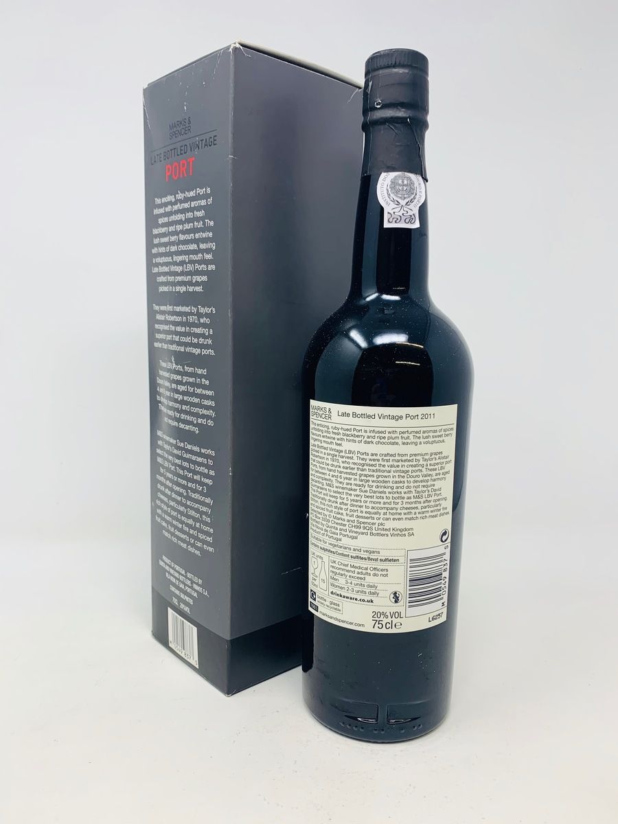 2011 LATE BOTTLED VINTAGE PORT MARKS & SPENCER
