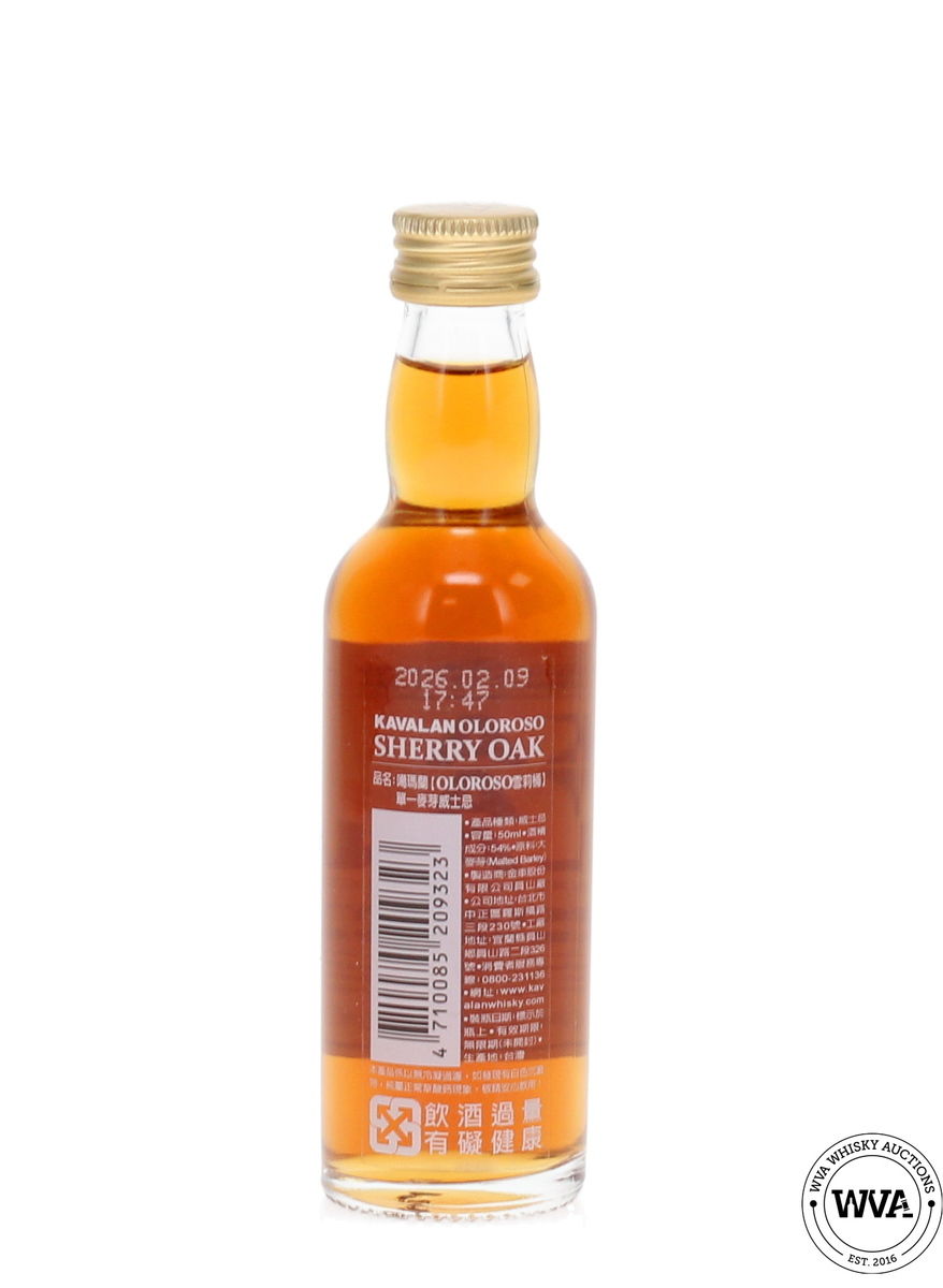 Kavalan Oloroso Sherry Oak Matured Miniature